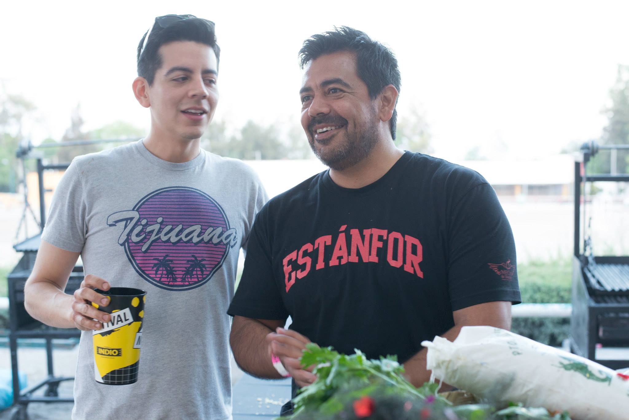 Javier Plaencia y Martín Vargas en Cocina Central del Festival Nrmal por Comilona